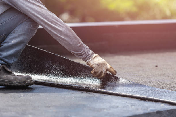Professional Waterproofing technician working in Plainfield, IL